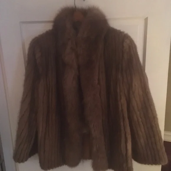 Saga Furs | Jackets & Coats | Saga Mink Jacket With A Fox Fur 